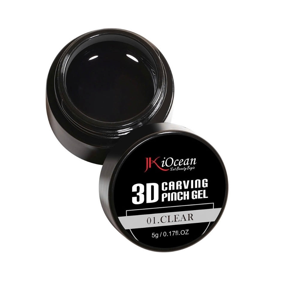 JKiOcean 3D Carving Pinch Gel - Clear